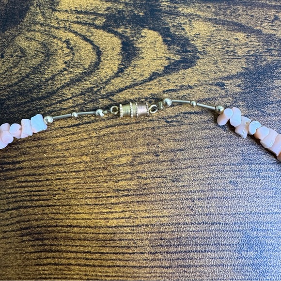 Angel Skin Branch Coral Necklace Salmon Pink Free Form 17 Inch Handmade - Picture 8 of 13